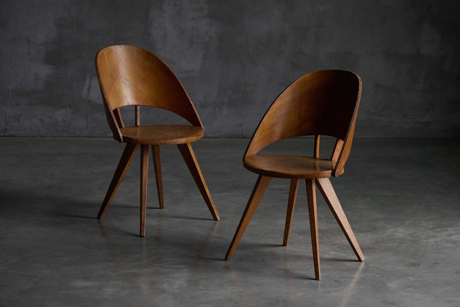 Mid Century Plywood Dining Chairs, Italy, 1950s photo 1120.0