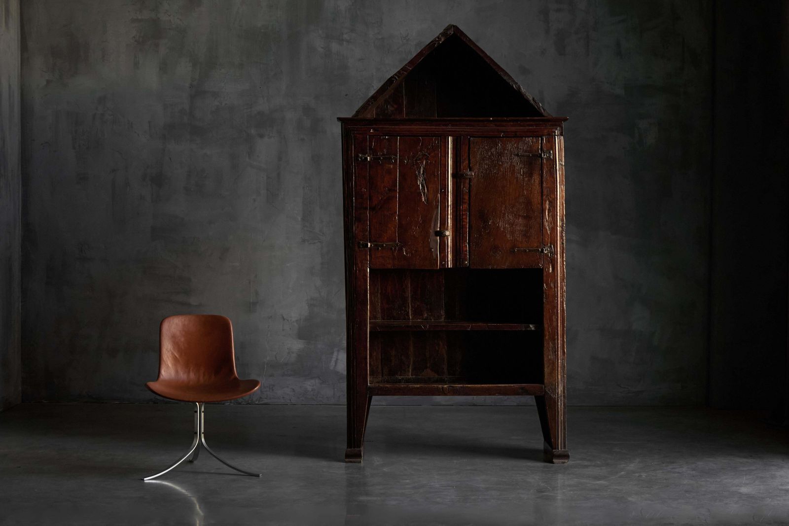 Art Populaire Vernacular Cupboard, France, 19th Century photo buy