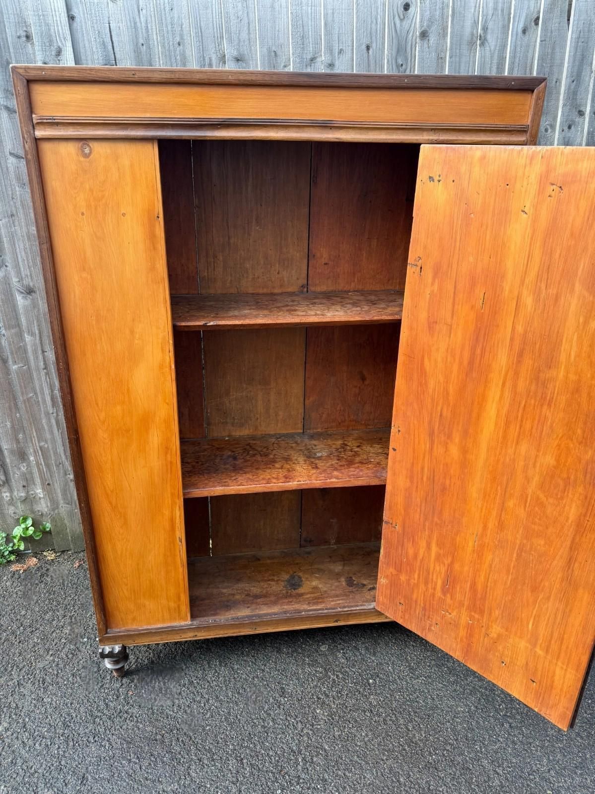Antique 19th Century Continental Cape Yellowwood Cabinet Cupboard photo for sale