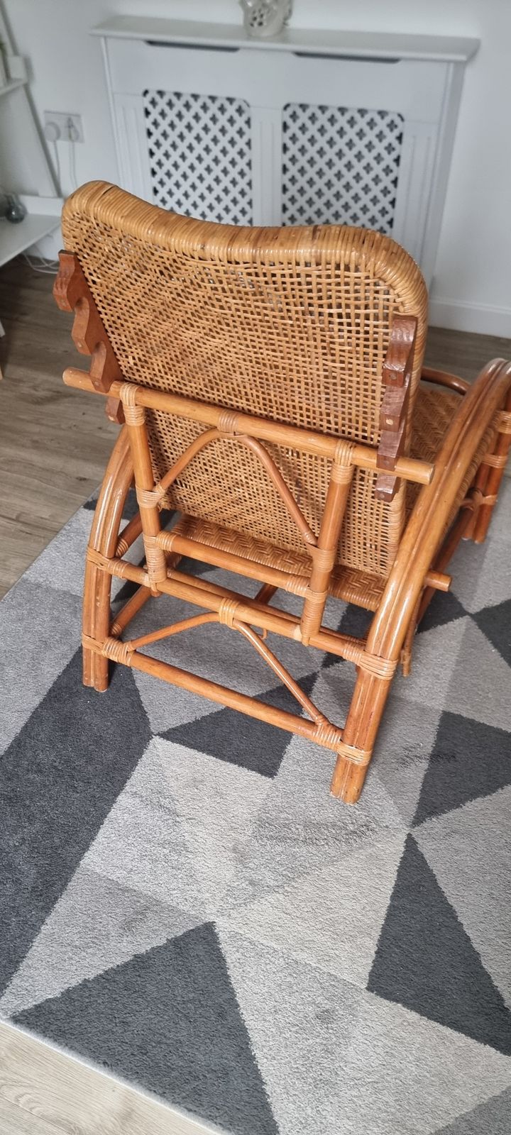 1950   1970 Rattan & Bamboo Lounge Chair photo vinterior
