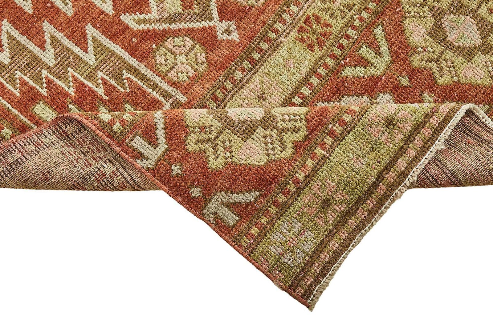 Handmade Turkish Beige Anatolian Runner Rug 75 Cm X 339 Cm photo vinterior