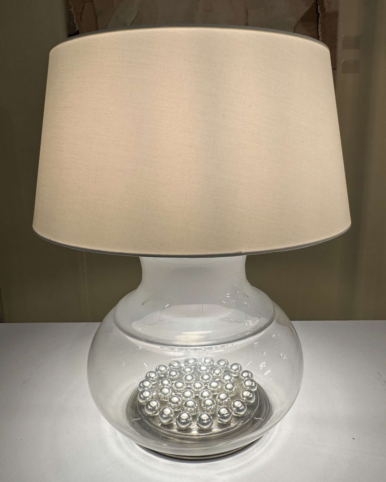photo furniture Pair Of Large Reggiani Murano Table Lamps Italy 1970s