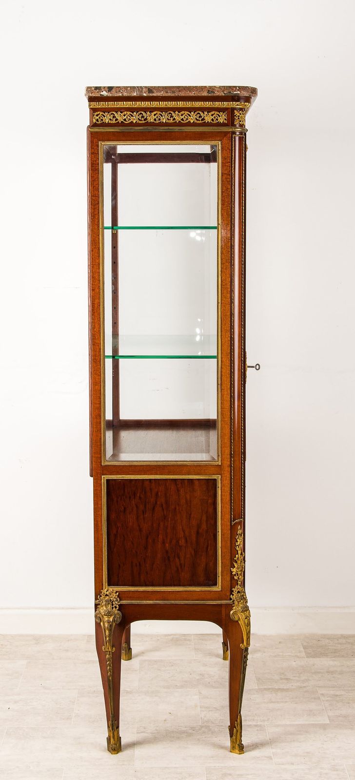 3950.0 Late 19th Century French Mahogany Vitrine Cabinet Attributed To Paul Sormani photo