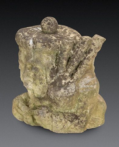Early 19th Century Carved Stone Model Of A Piper photo furniture