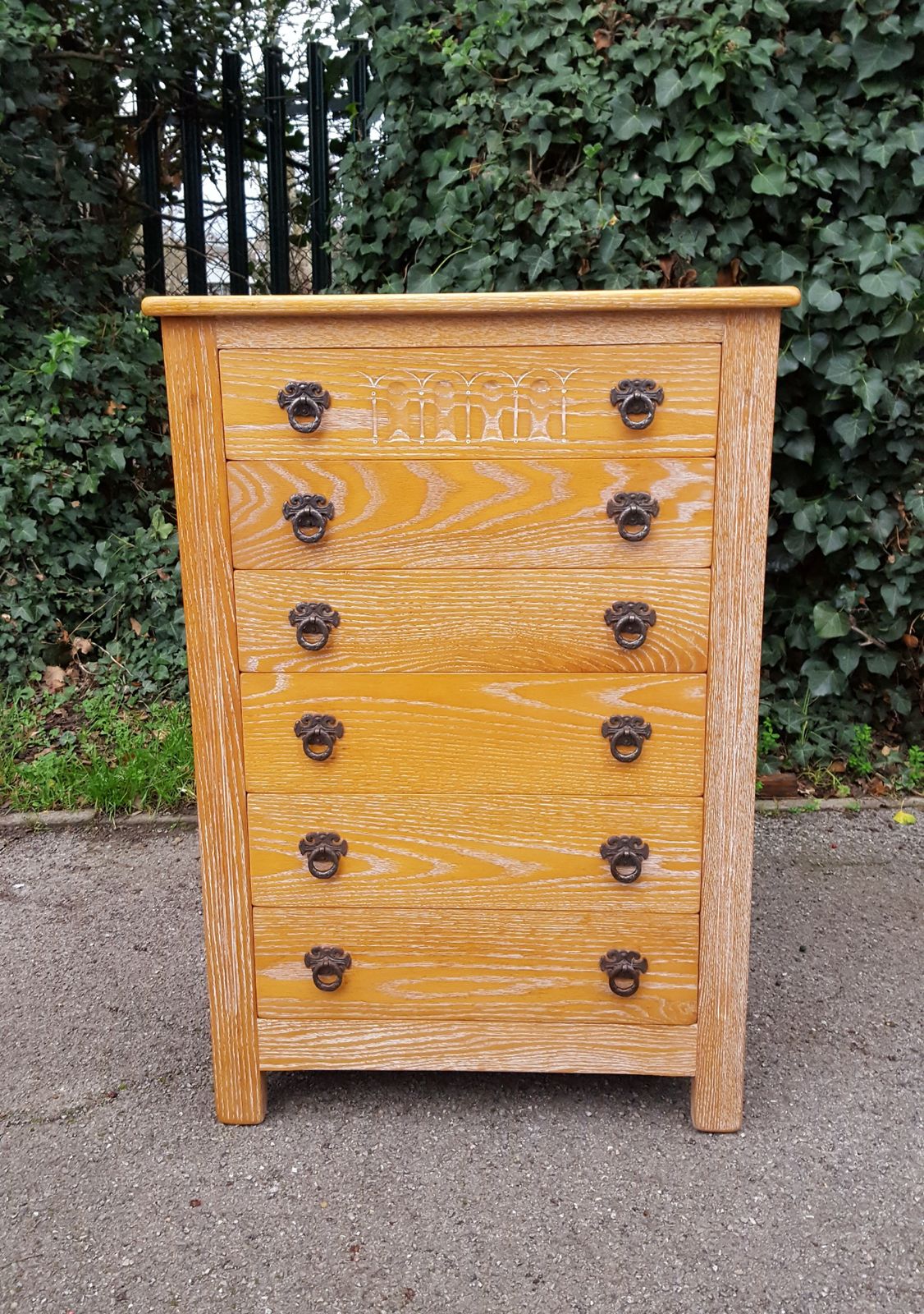 Limed Oak Chest Of Drawers photo buy