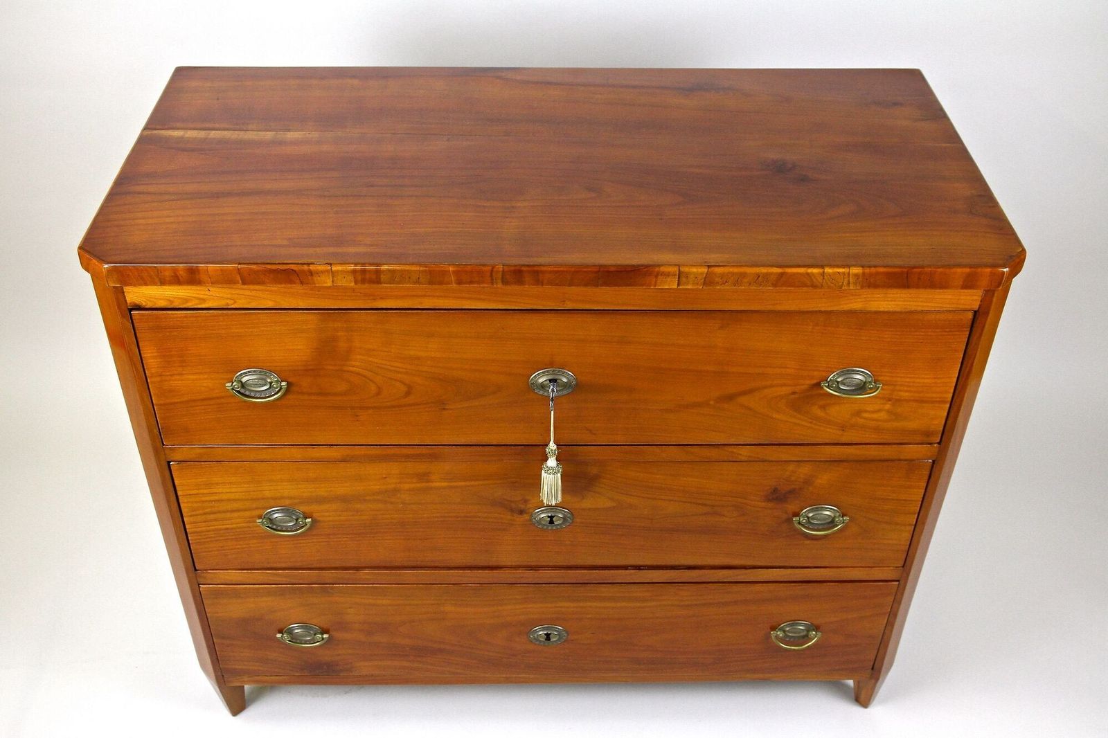 19th Century Biedermeier Chest Of Drawers, Cherrywood, Austria Circa 1830 photo for sale