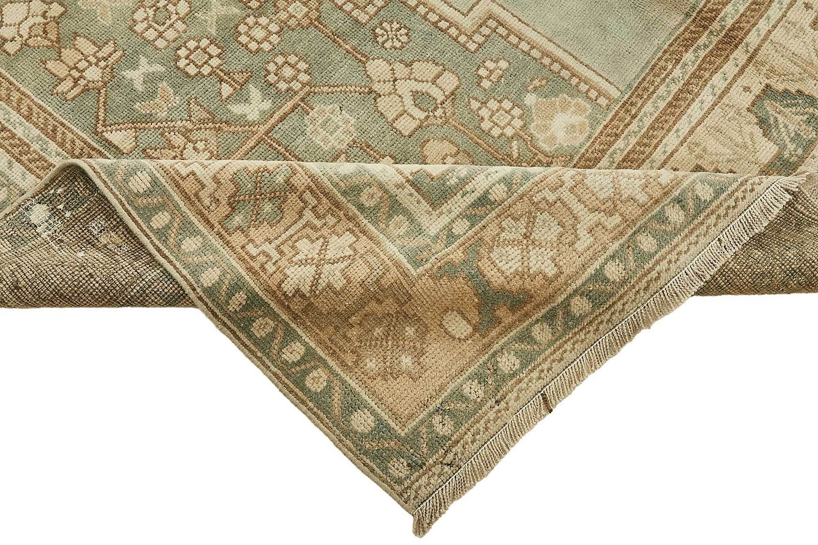 Beige Handmade Vintage Rug 177 Cm X 324 Cm photo vinterior