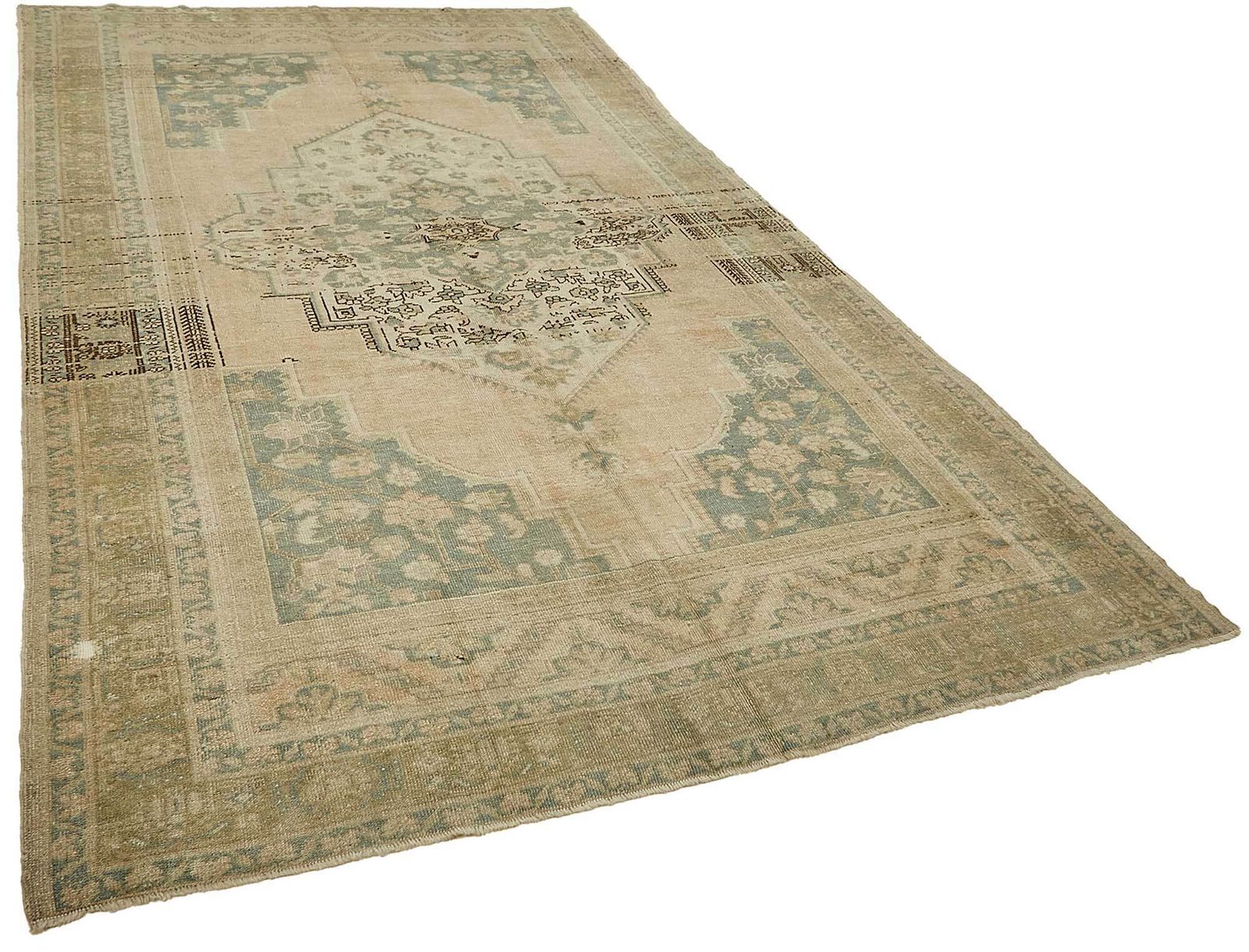 Turkish Beige Handmade Oriental Rug 188 Cm X 335 Cm photo furniture
