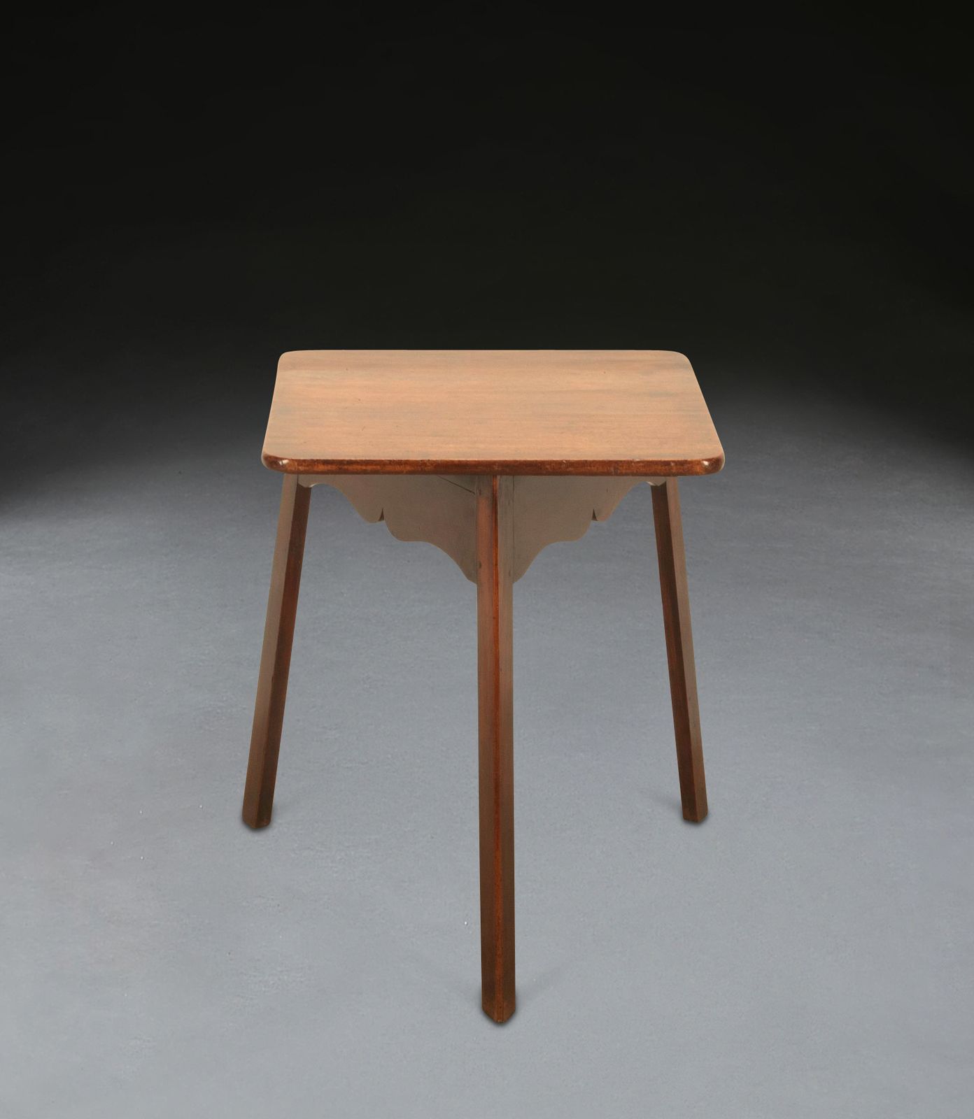 Geo III Mahogany And Fruitwood Cricket Table