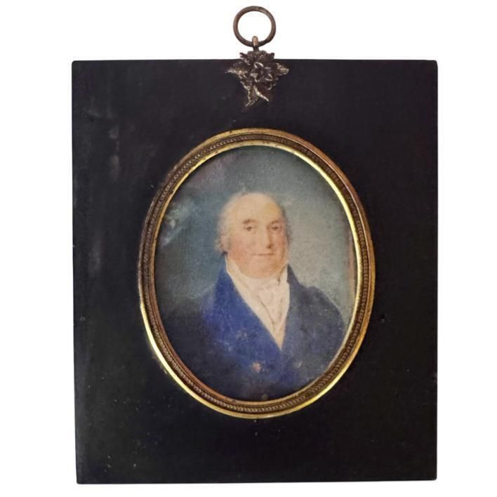 18th Century Miniature Portrait By James Goddard