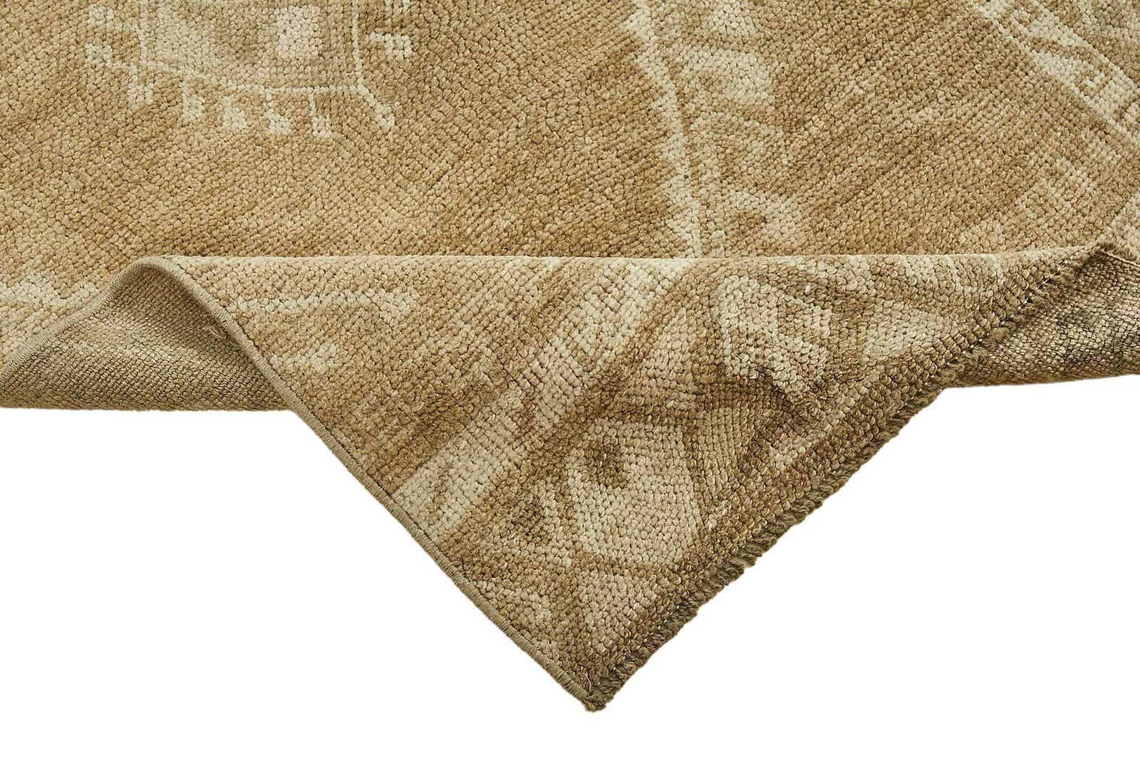Handmade Beige Anatolian Runner Rug 75 Cm X 369 Cm photo vinterior
