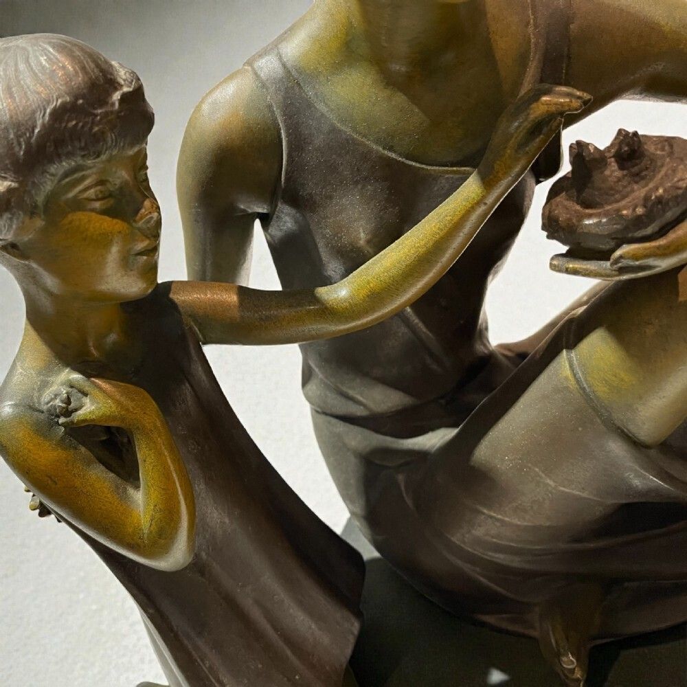 Art Deco Sculpture By P. Sega photo furniture