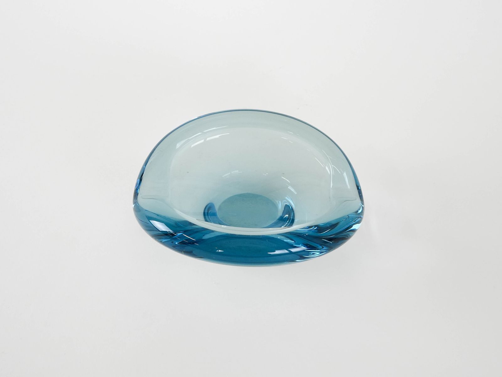 Glass Platter, Danish Design, 1960s, Manufacturer: Holmegaard, Designer: Per Lütken photo 279.0