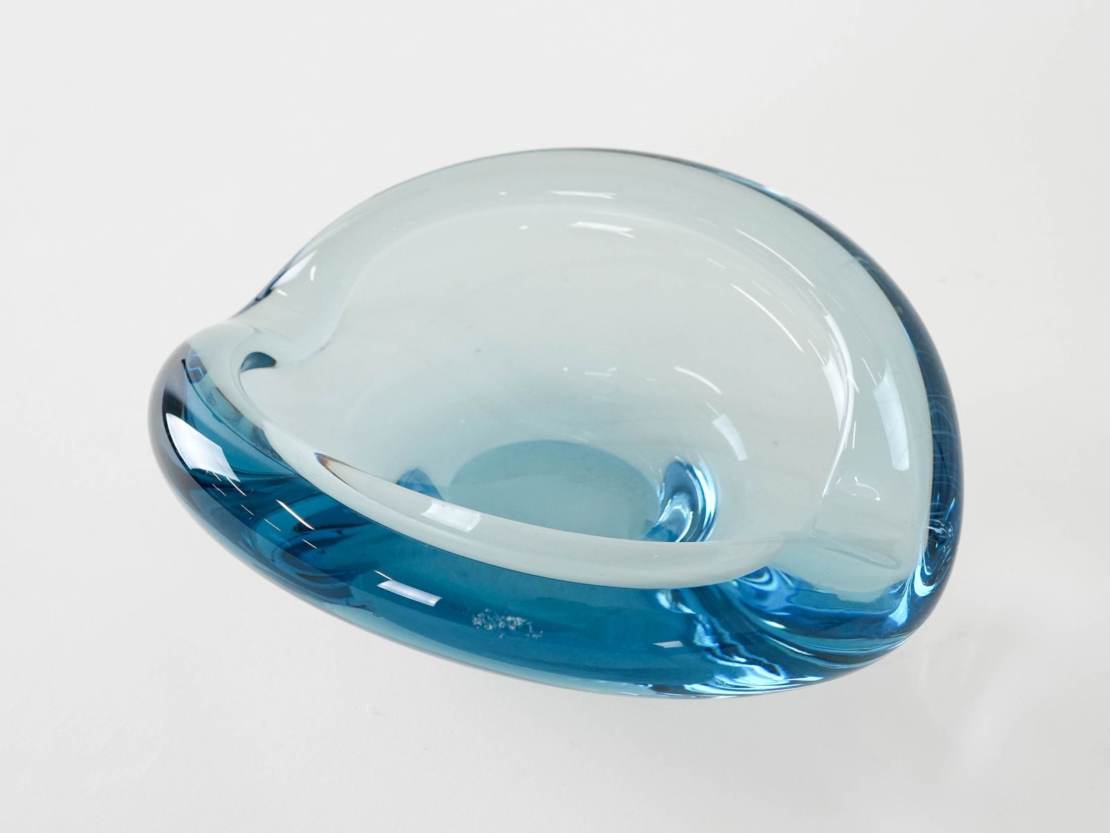 Glazen Schaal, Deens Design, Ca. Jaren 1960, Fabrikant: Holmegaard, Ontwerper: Per Lütken photo vinterior