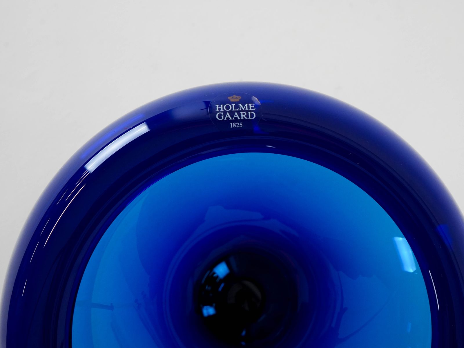 Cobalt Bowl, Danish Design, 1960s, Manufacturer: Holmegaard, Designer: Per Lütken photo vinterior