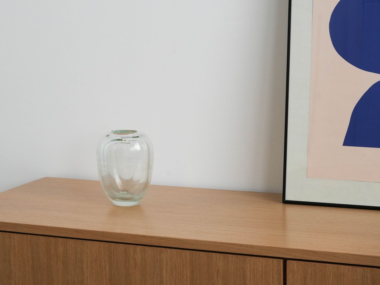 Glass Vase, Danish Design, 1960s, Manufacturer: Holmegaard photo buy