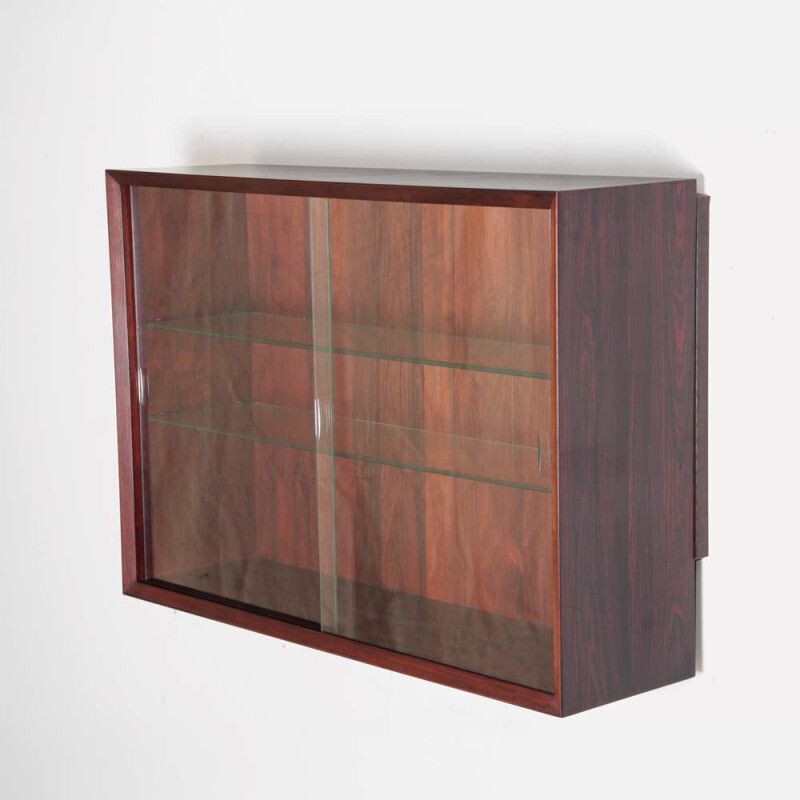 Scandinavian Rosewood Wall Cabinet By Poul Cadovius, 1960