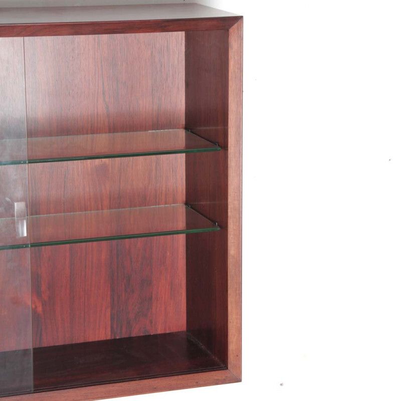 Scandinavian Rosewood Wall Cabinet By Poul Cadovius, 1960 photo for sale