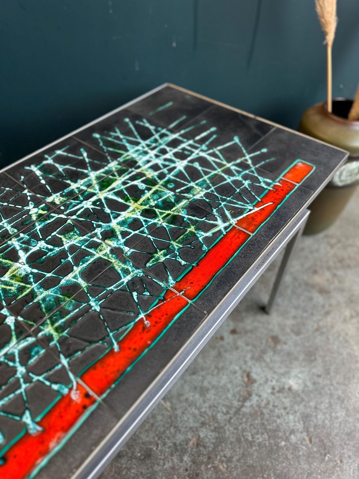 Mid Century Tiled Coffee Table photo 495.0
