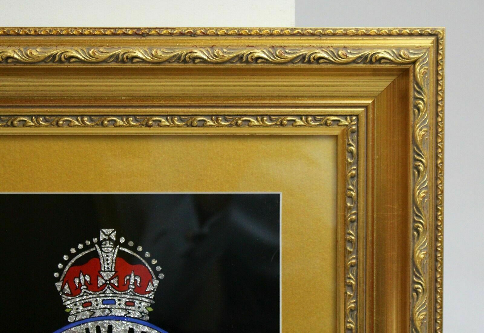 Set Of 3 Military Regiment Foil Artworks Set In Gilt Frames photo Art