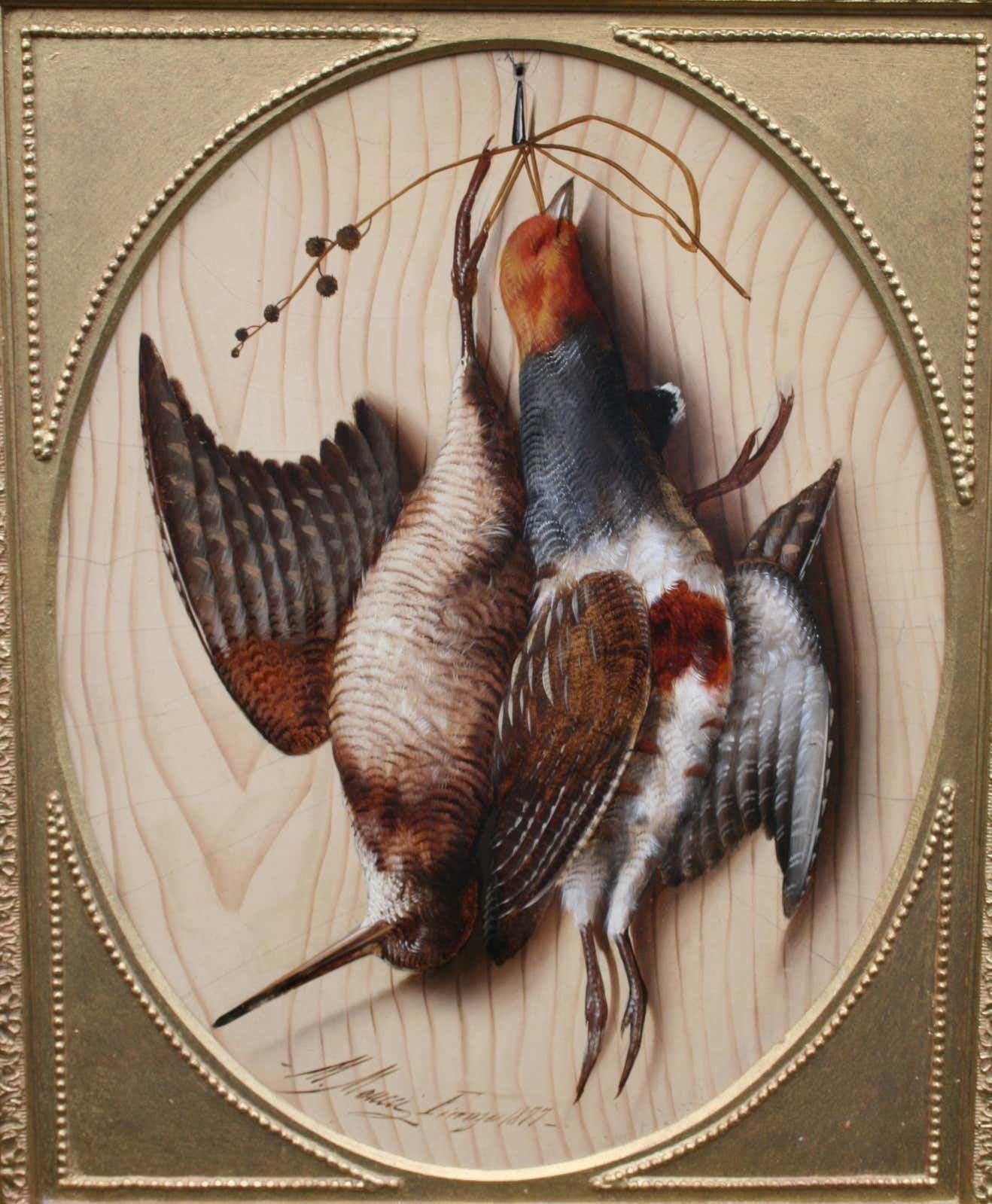 Trompe L'oeil By Michelangelo Meucci 'Italian, 1840 1890 photo for sale