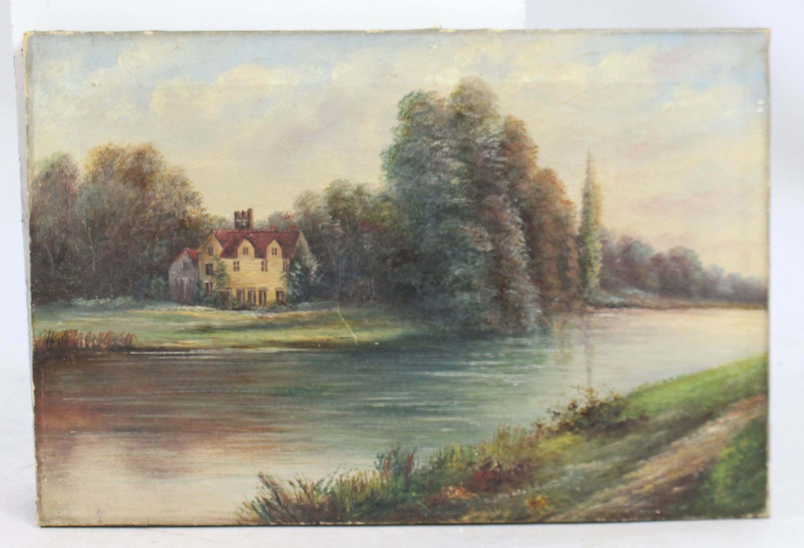 William Heath Robinson Bisham Abbey 1906 Oil On Canvas photo furniture