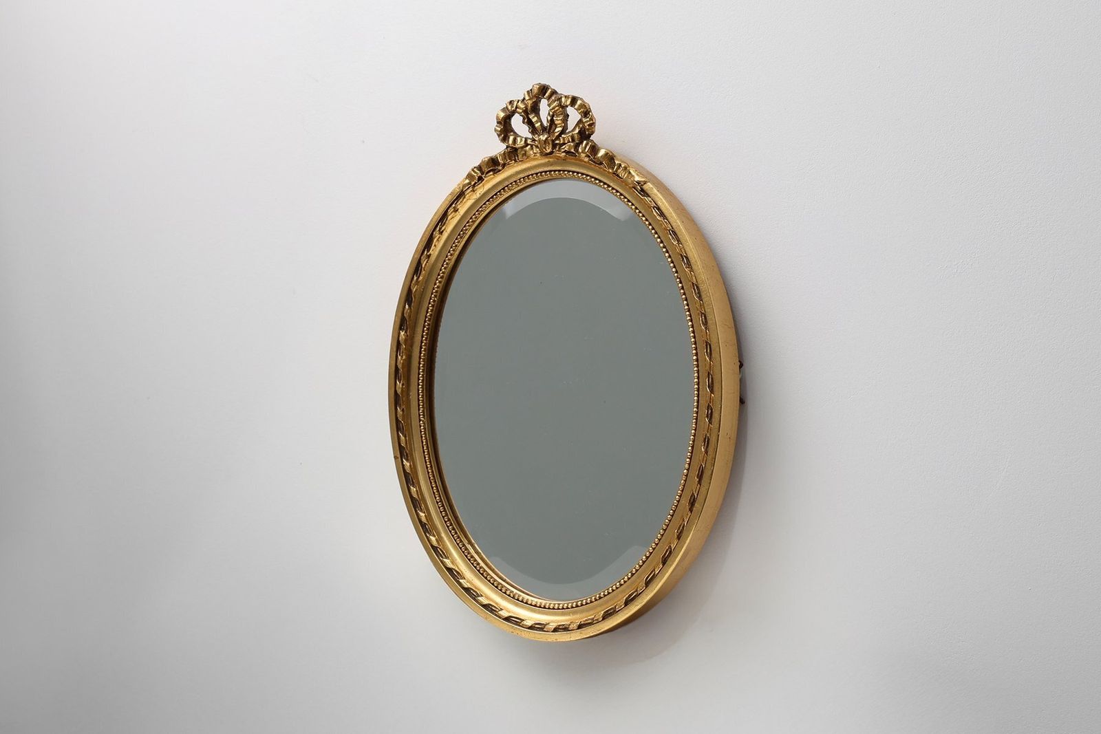Louis Philippe Dutch Wood With Beveled Mirror From Pieterman, 1950s photo 789.0