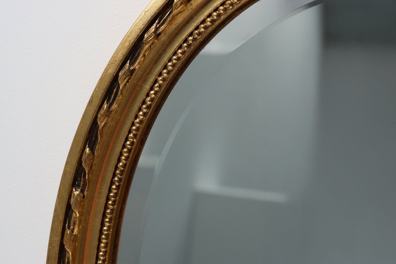 Louis Philippe Dutch Wood With Beveled Mirror From Pieterman, 1950s photo vinterior