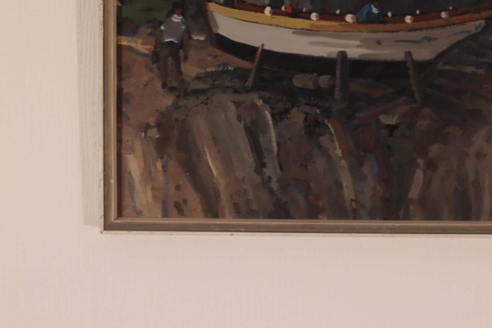 Original Mid Century  Swedish Oil On Canvas – “Toulodo” By S. Sinde – Vintage & Dated 1969, Framed  49 × 41 Cm (19.3" × 16.1") photo 275.0