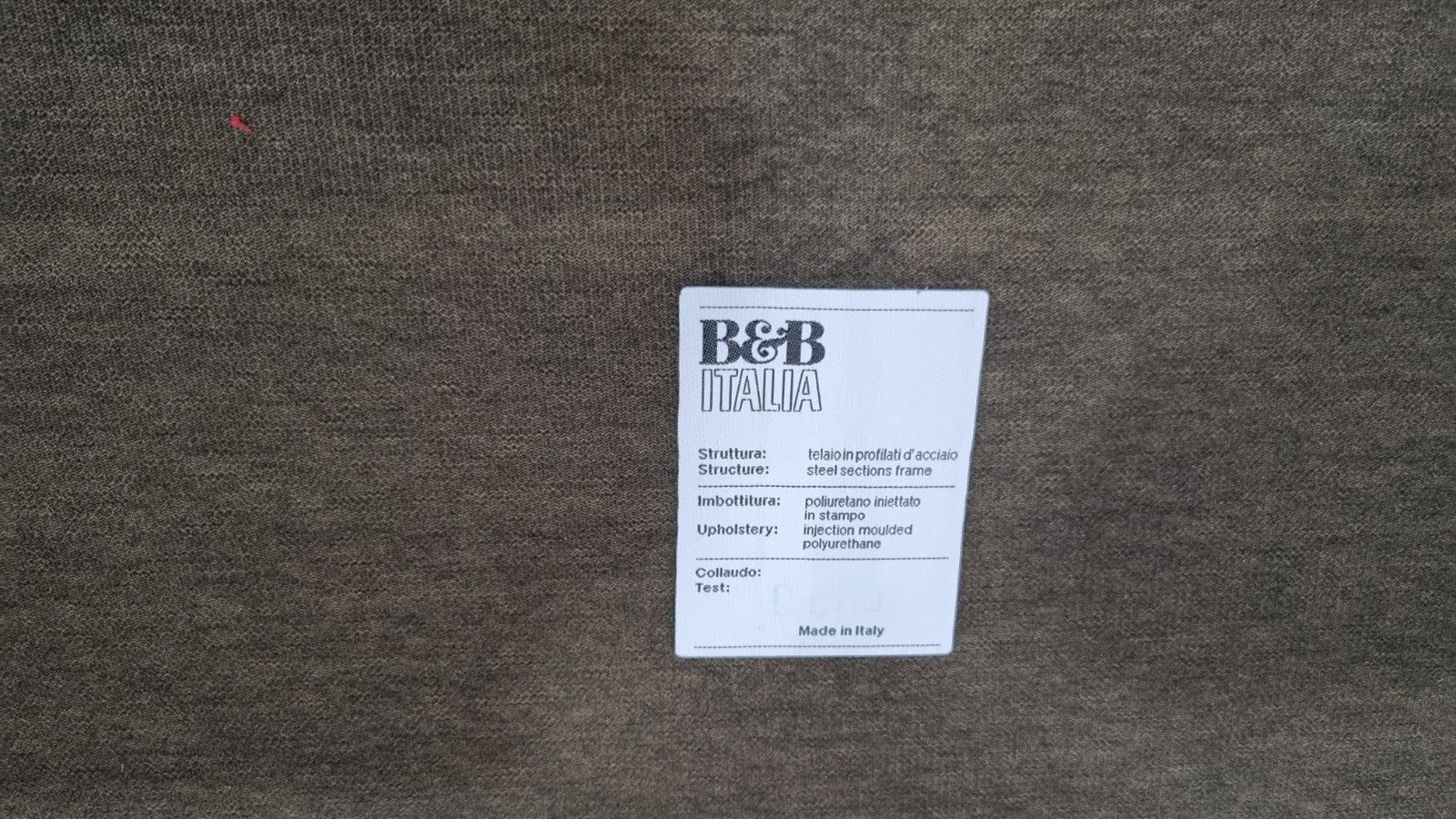 photo buy Bb Italia George Grande L Shape In Soft Charcoal Wool Immaculate Condition