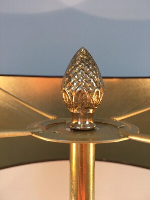 Brass Floor Lamp With Dolphin Heads By Maison Jansen photo buy