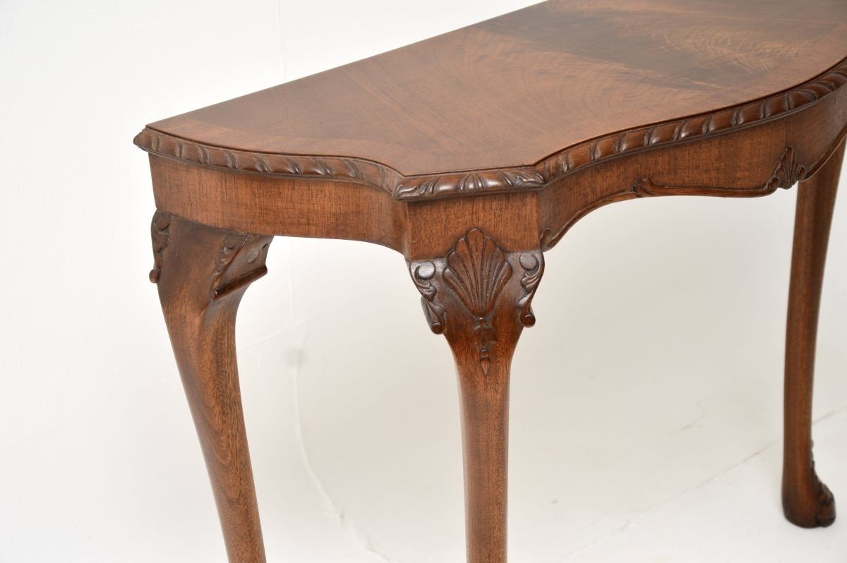 Antique Mahogany Console Side Table photo Furniture