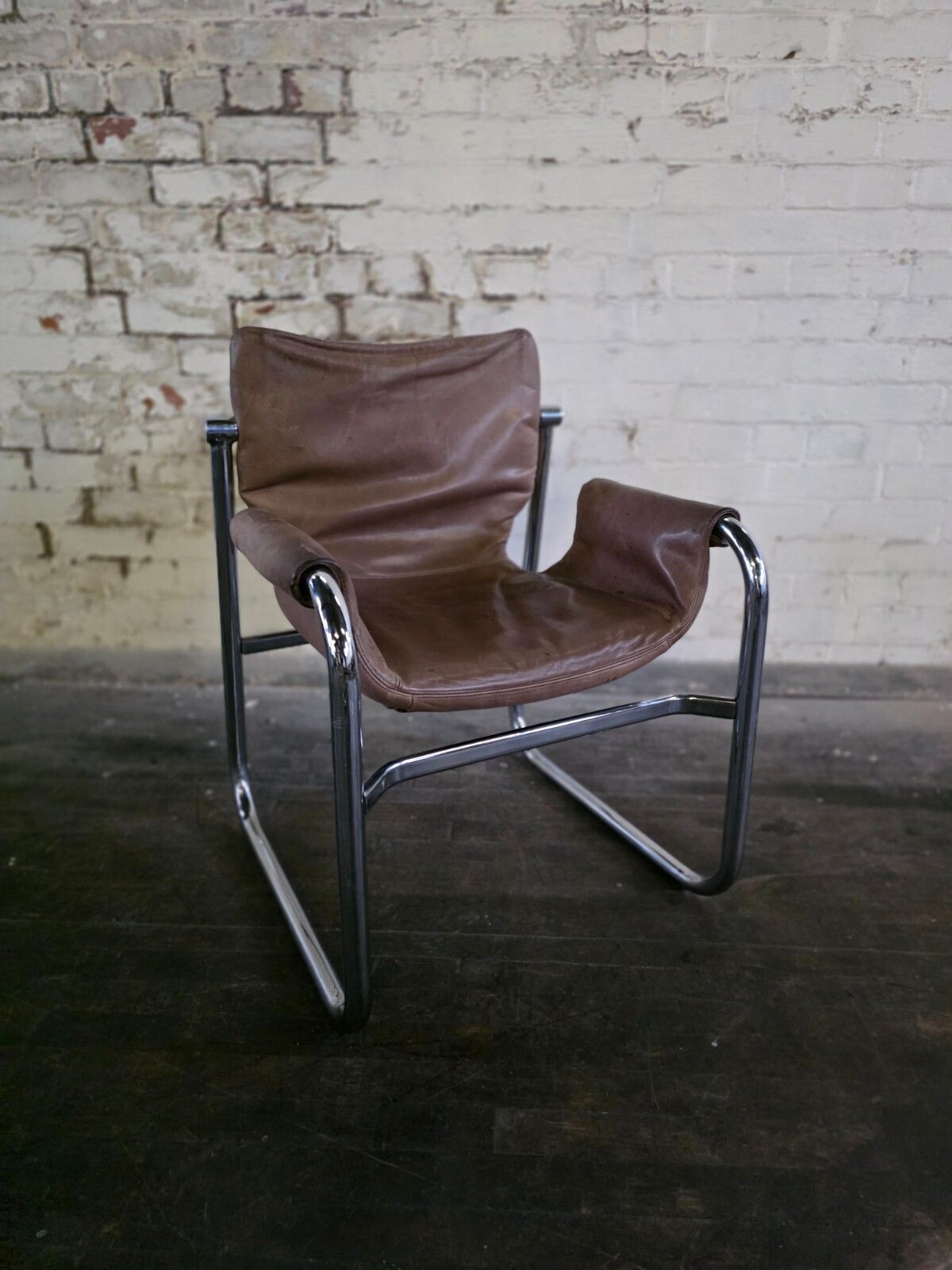 A Pair Of Mid Century Sling Chairs By Maurice Burke Circa 1960s photo vinterior