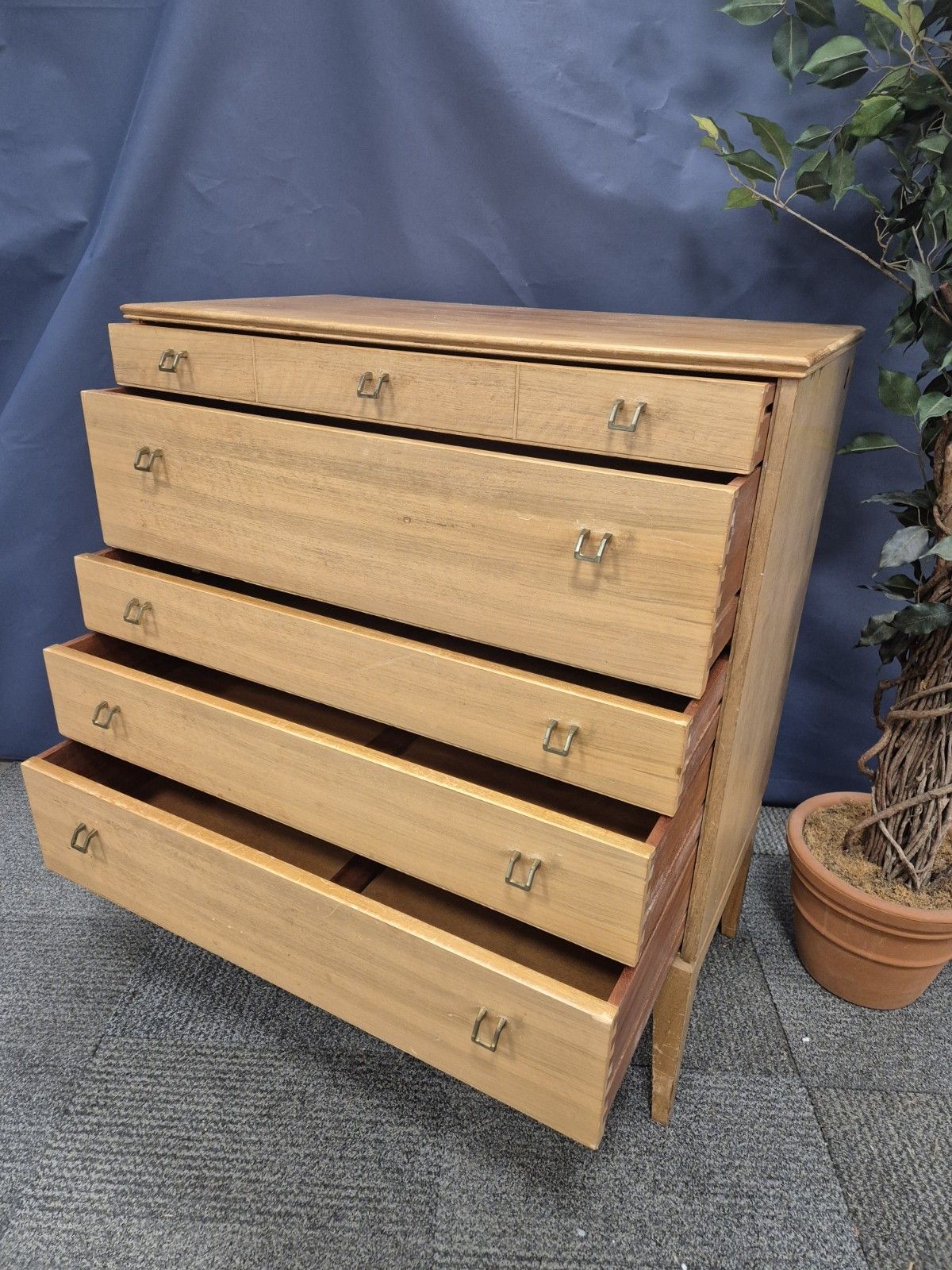 Heals Style Mid Century Chest Of Drawers photo furniture