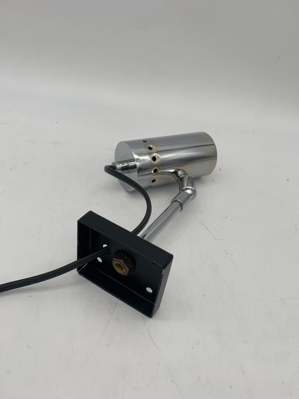 Pair Wall Lamps Spotlights Attributed To Stilnovo Chrome photo for sale