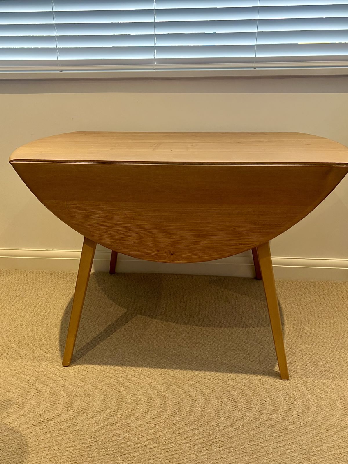 Original 1969s Ercol Windsor Drop Leaf Dining Table photo furniture