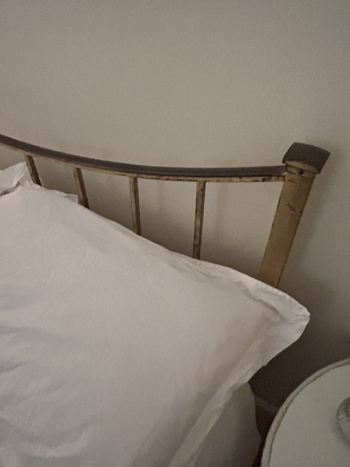 Antique Brass Double Bed And Mattress photo Furniture