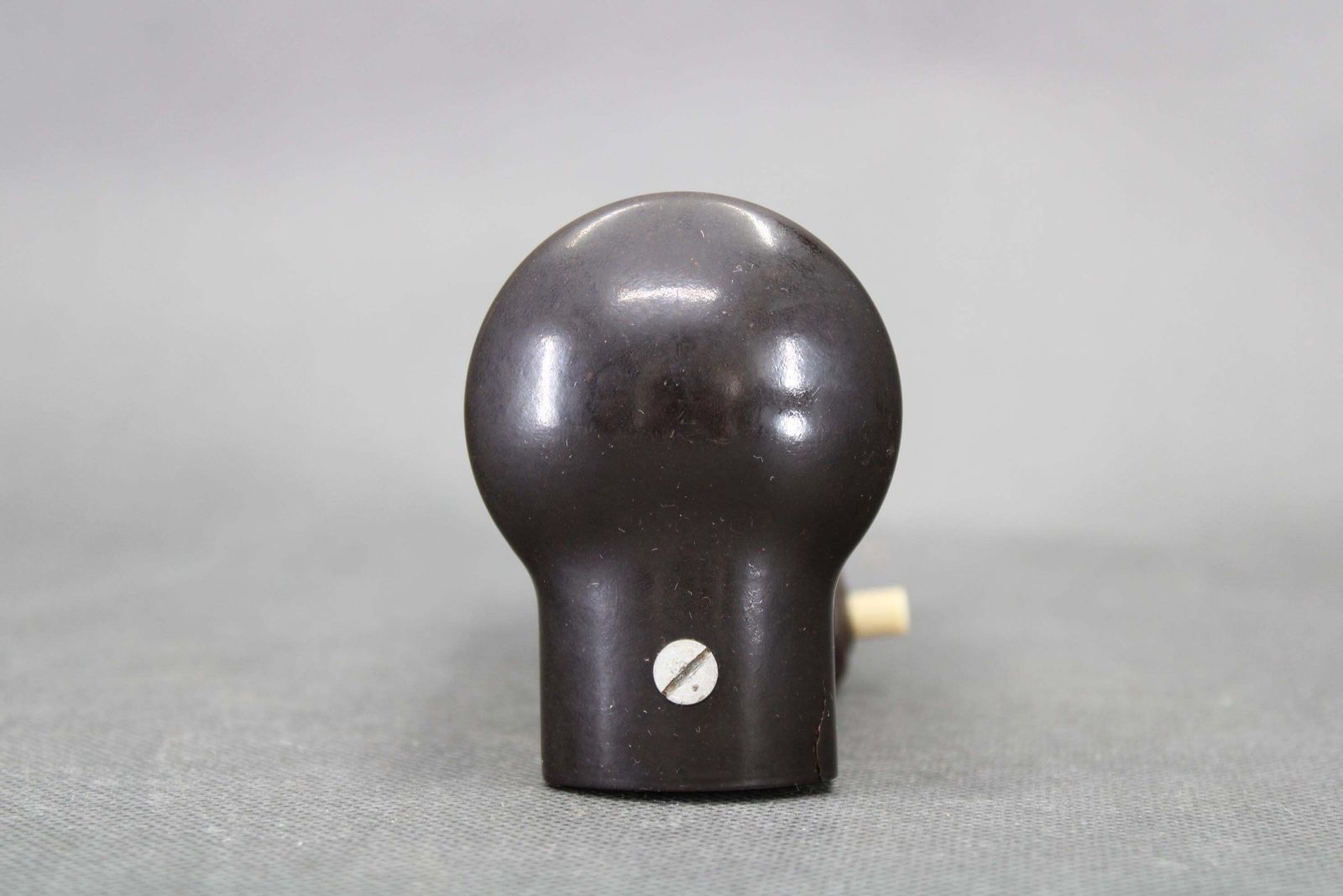 Czechoslovak Art Deco Bakelite Tubular Wall Light With Milk Glass, 1940s photo Lighting