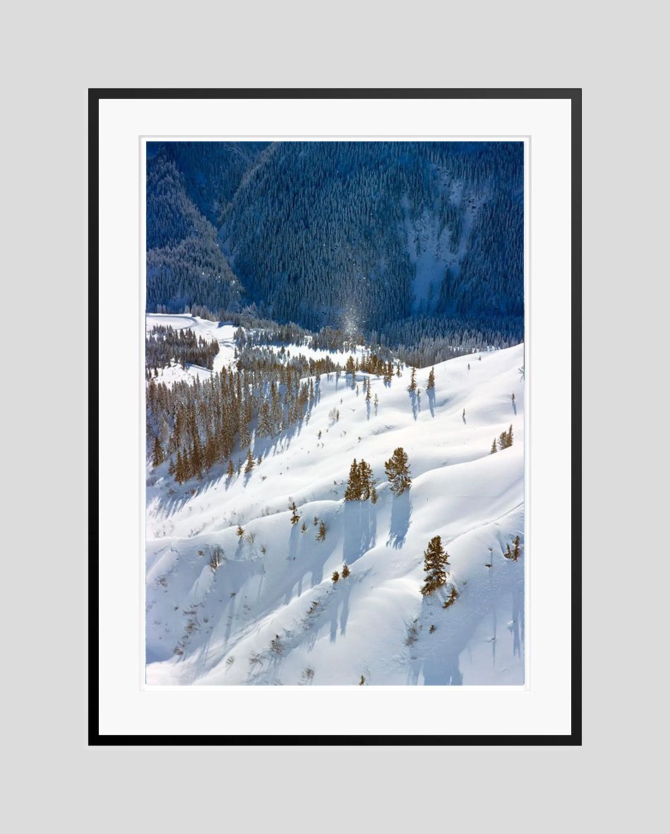 Toni Frissell 'St Anton Snow' Archival Pigment Print Framed In Black photo furniture