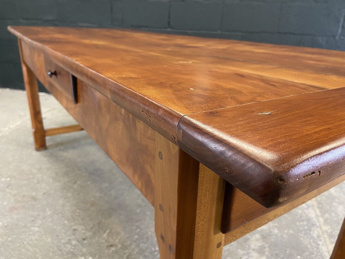 photo buy Traditional French Fruitwood Farmhouse Dining Table