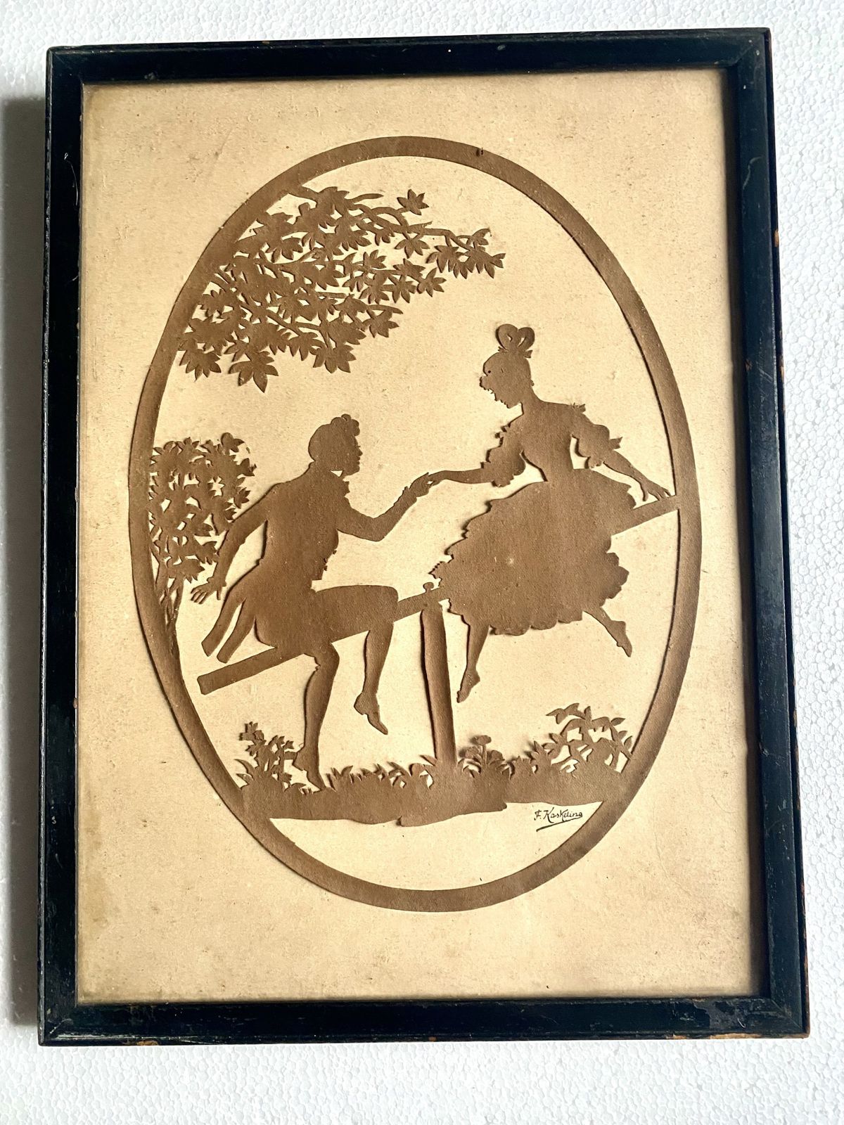 Victorian Silhouettes, 19th Century photo furniture