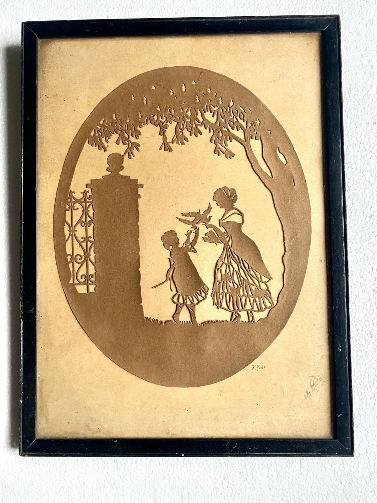 500.0 Victorian Silhouettes, 19th Century photo