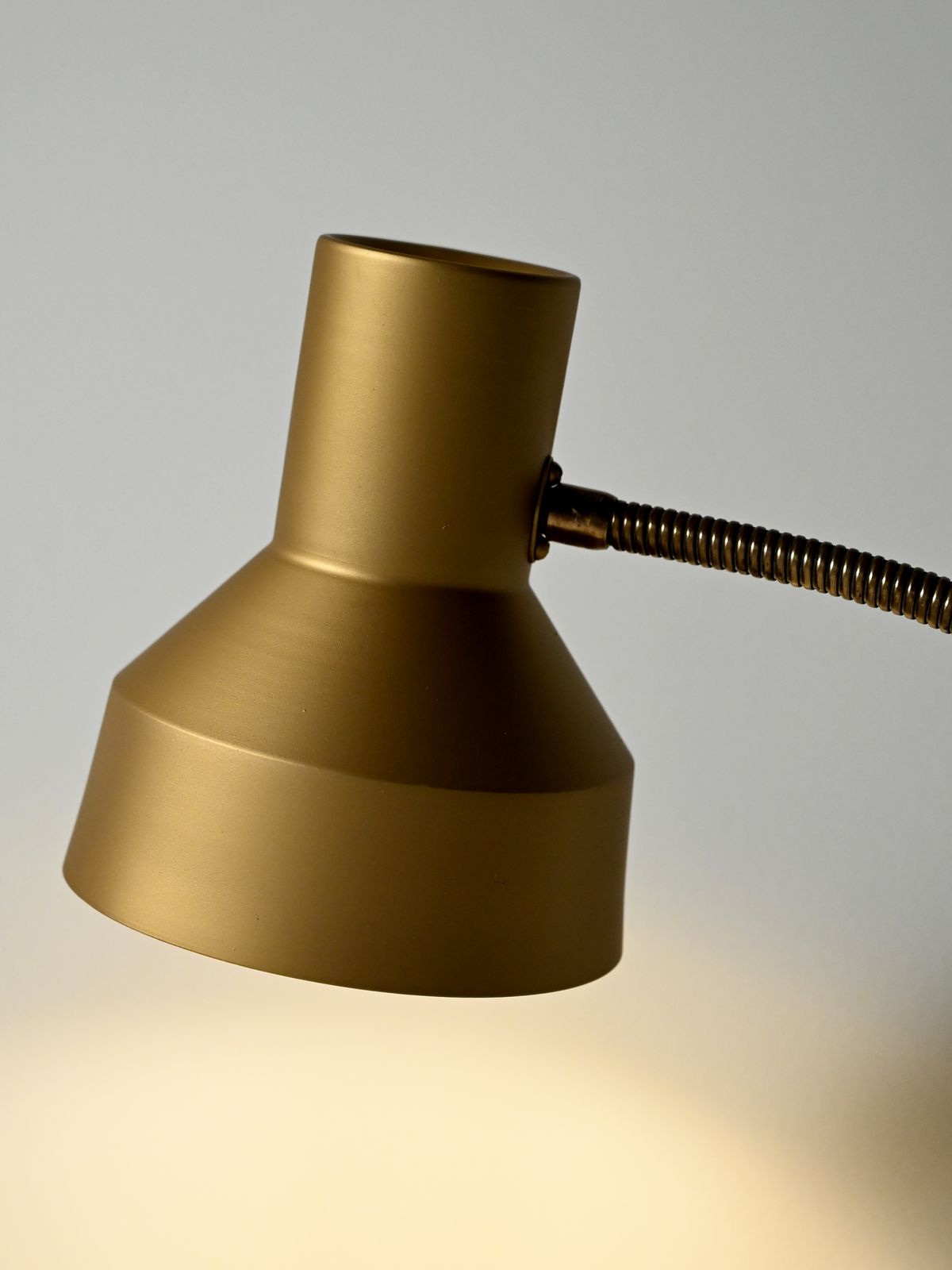 Scandinavian Floor Lamp In Brass And Chromed Metal, 1960s/70s photo vintage