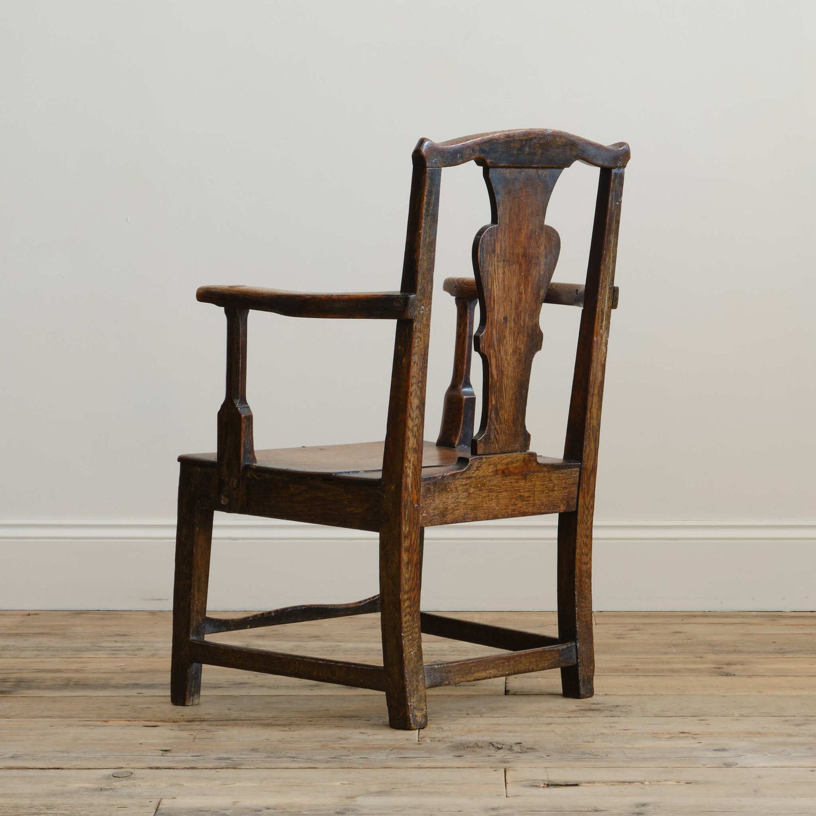Georgian Oak Armchair photo vintage