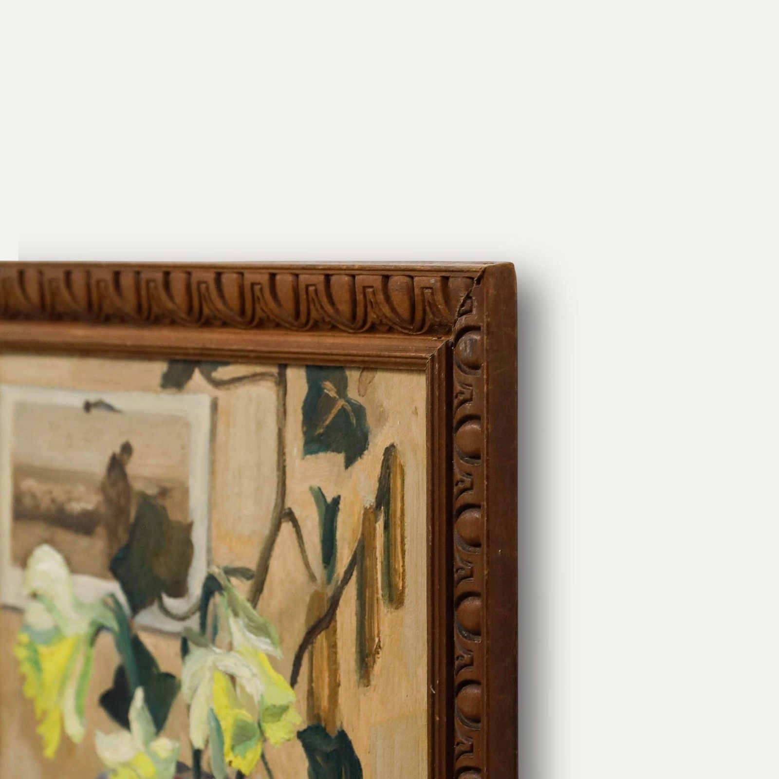Maurice Mourlot (1906 1983) 20th Century Oil, Daffodils And Pipe photo 350.0