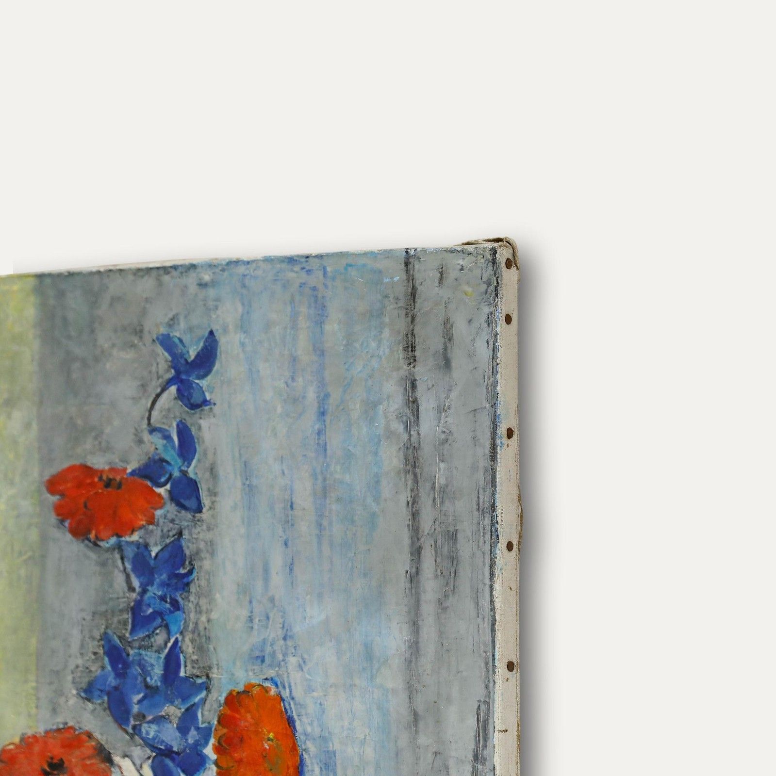 Jean Millien (1918 1998) Mid 20th Century Oil, Bouquet Of Mixed Flowers photo vinterior