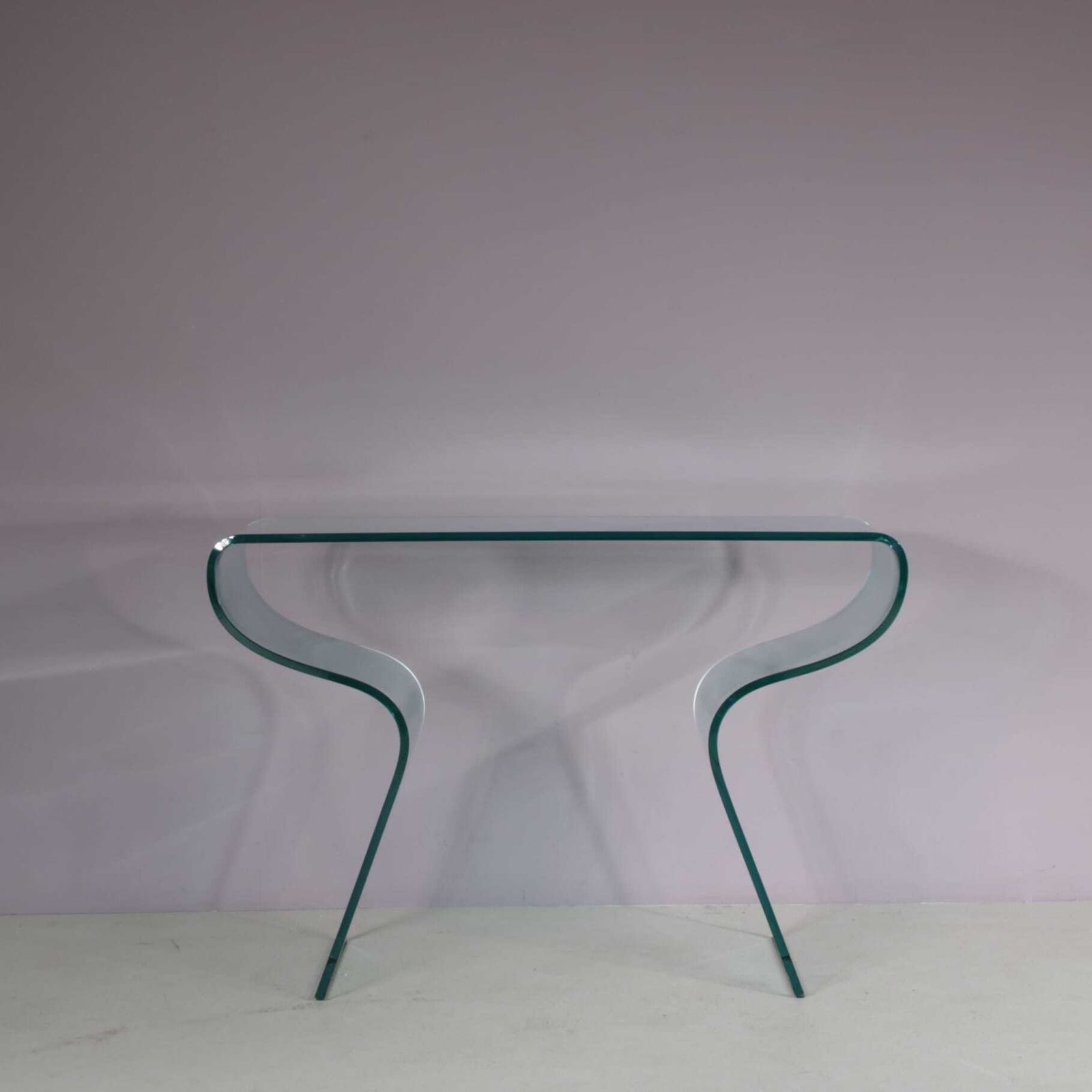 2000s “Charlotte” Console Table By Prospero Rasulo For Fiam, Italy photo furniture