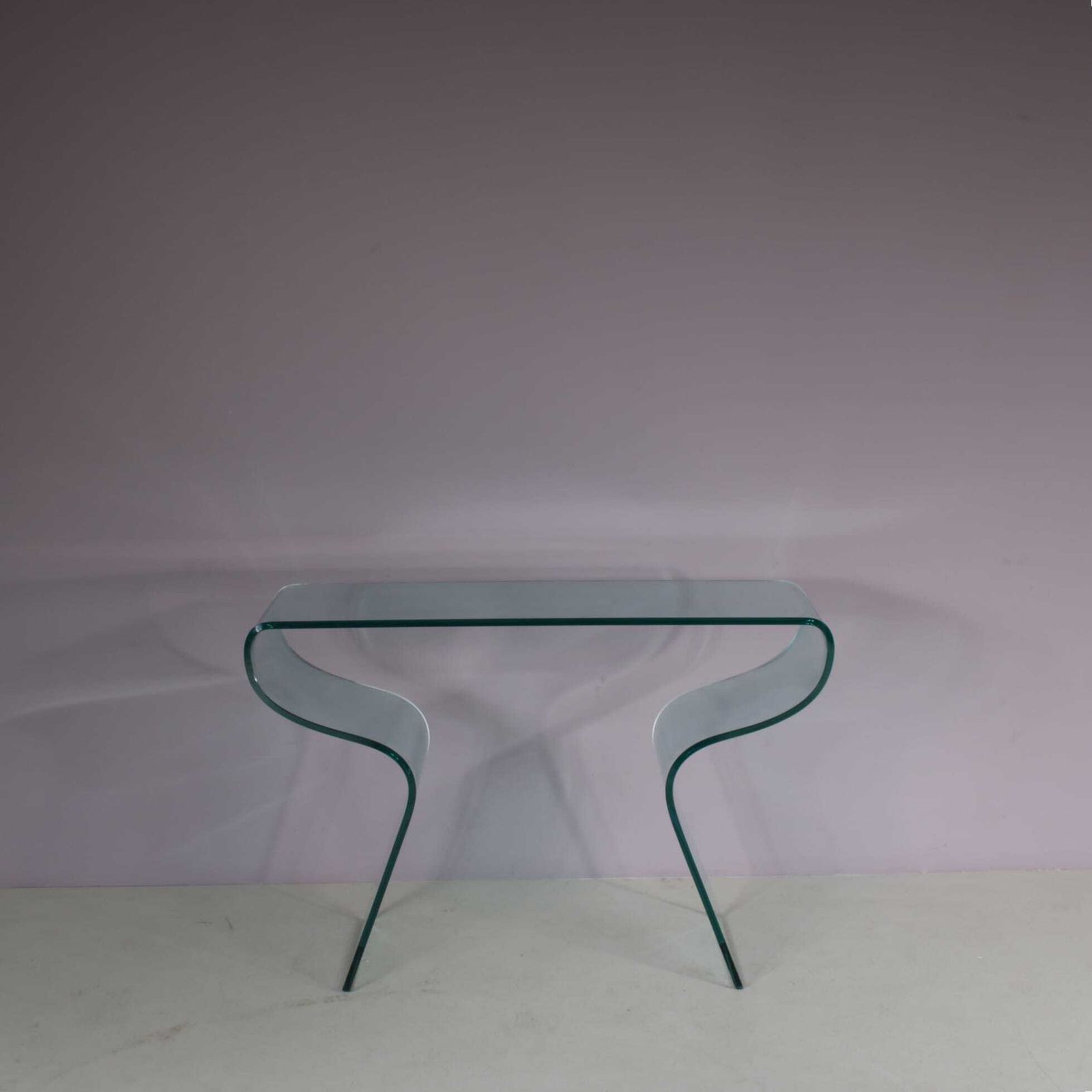 2000s “Charlotte” Console Table By Prospero Rasulo For Fiam, Italy photo Furniture