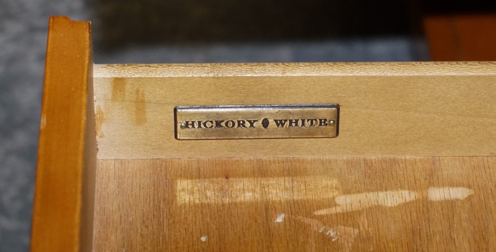 photo for sale Pair Of American Hickory White Genesis Biedermeier Nightstands Bedside Tables