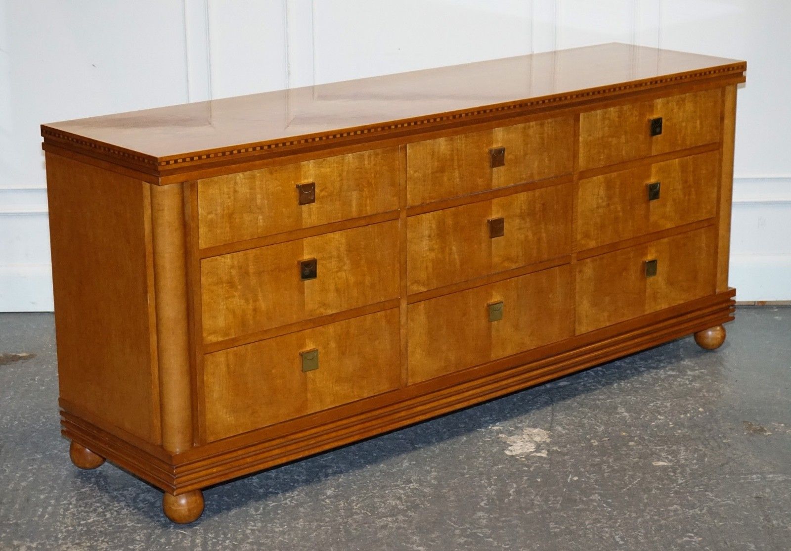 American Hickory White Genesis Biedermeier Dresser Sideboard Bank Of Drawers photo furniture